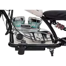 Motorcycle Chopper Warrior Art.260383 White Galingas 12 V vaikiškas elektrinis automobilis / elektrinis motociklas