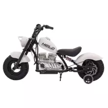 Motorcycle Chopper Warrior Art.260383 White Galingas 12 V vaikiškas elektrinis automobilis / elektrinis motociklas