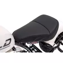 Motorcycle Chopper Warrior Art.260383 White Galingas 12 V vaikiškas elektrinis automobilis / elektrinis motociklas