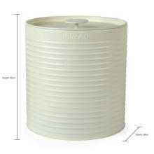 Russell Hobbs RH03269CEU7 Ribbed Bread Bin - Cream
