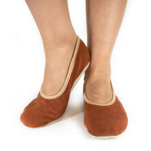 Bebe Basic Hip-Hop Gymnastics Shoes Art.SB120 Brown  Gimnastikos bateliai su odiniais padais