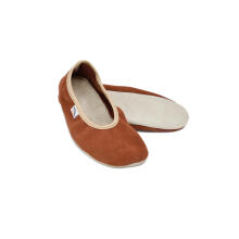 Bebe Basic Hip-Hop Gymnastics Shoes Art.SB120 Brown  Gimnastikos bateliai su odiniais padais