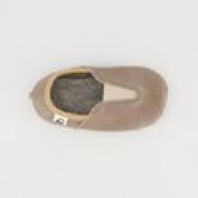 Bebe Basic Kids Hip-Hop Punsa Gymnastics Shoes Art.SB131 Eco Grey Gimnastikos bateliai su odiniais padais