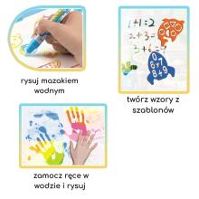 WOOPIE vandens piešimo kilimėlis vaikams su dinozaurais + priedai