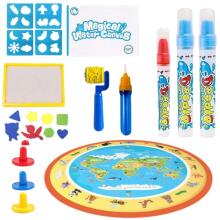 WOOPIE Magical Water Mat for Painting Round ZOO 23 pcs