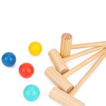 Tooky Toy medinis kriketo žaidimas sporto sode 4 žmonėms