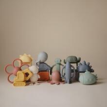 Mushie Silicone Teether Rattle Art.101496 Tradewinds Silikoninis barškutis (100 % natūralus)