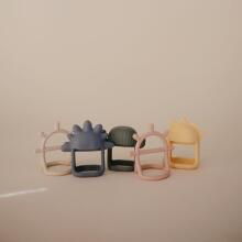 Mushie No Drop Silicone Sensory Teether  Art.101473 Silikoninis barškutis (100 % natūralus)