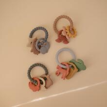 Mushie  Silicone  Teether Ring Art.102050 Silikoninis barškutis (100 % natūralus)