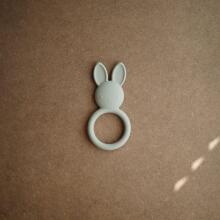 Mushie  Silicone Teether Bunny Art.2560471 Silikoninis barškutis (100 % natūralus)