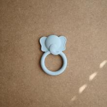 Mushie  Silicone Teether Elephant Art.2560470 Silikoninis barškutis (100 % natūralus)