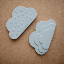 Mushie  Silicone Teether Cloud Art.2560284 Silicone rattle (100% natural)