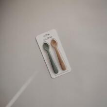 Mushie Silicone Feeding Spoon Art.2360274 Soft silicone spoon (2 pcs.)