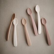 Mushie Silicone Feeding Spoon Art.2360442 Soft silicone spoon (2 pcs.)