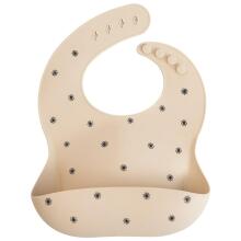 Mushie Silicone Bib Art.2500443 Kūdikio seilinukas pagamintas iš 100 % aukštos kokybės silikono