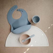 Mushie Silicone Bib Art.2500248 Kūdikio seilinukas pagamintas iš 100 % aukštos kokybės silikono