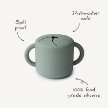 Mushie Snack Cup Silicone  Art.2340094 Silicone container with Click Lock