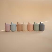 Mushie Silicone Sippy Cup Art.2480019 Blush Silicone educational mug, 175 ml.