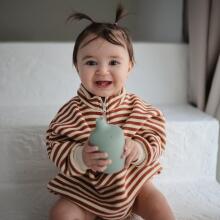 Mushie Silicone Sippy Cup Art.2480031 Cambridge Blue  Silicone educational mug, 175 ml.