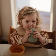 Mushie Silicone Sippy Cup Art.2480466 Daffodil  Silicone educational mug, 175 ml.