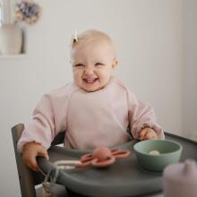 Mushie Long Sleeve Bib Art.101476 Blush