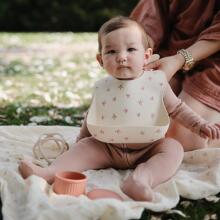 Mushie Muslin Swaddle Art.100226 Black Daisy