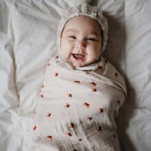 Mushie Muslin Swaddle Art.2200246 Cedar