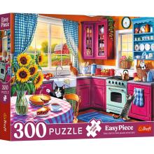 TREFL Puzzle EasyPiece Morning in the kitchen, 300 pcs