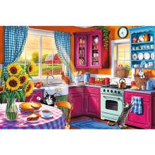 TREFL Puzzle EasyPiece Morning in the kitchen, 300 pcs