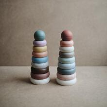 Mushie  Ringtower Art.2420327  Vaikų piramidė
