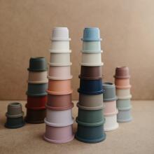 Mushie Stacking Cup Art.2400293 Petal taurių piramidė
