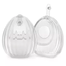 Haakaa Shell Pumps & Steriliser Bag Combo Art.MHK201 pieno rinkimo įklotai, silikoniniai, 2 vnt.