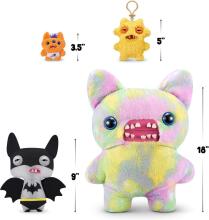 „Fuggler x DC by ZURU“ juokingas bjaurus monstras, pliušinis kolekcinis žaislas – Batman, vaikiškas minkštas žaislas