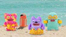 Fuggler Vacay Vibes – pliušinis žaislas (Mr Needles, mėtų)