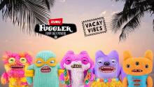 Fuggler Vacay Vibes by ZURU juokingas bjaurus monstras, pliušinis kolekcinis žaislas – Reek-O - orange, vaikiškas minkštas žaislas