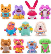 Fuggler Vacay Vibes by ZURU juokingas bjaurus monstras, pliušinis kolekcinis žaislas – Sketchy Squirrel - pink, vaikiškas minkštas žaislas