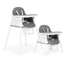 EcoToys Chair Art.263215 Grey Vaikų aukšta kėdė 3-in-1 sulankstoma
