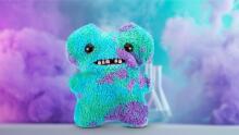 Fuggler Laboratory Misfits by ZURU juokingas bjaurus monstras, pliušinis kolekcinis žaislas – MC Goo - mėlyna ir violetinė, vaikiškas minkštas žaislas