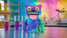 Fuggler Laboratory Misfits by ZURU juokingas bjaurus monstras, pliušinis kolekcinis žaislas – Sir Belch - daugiaspalvis, vaikiškas minkštas žaislas