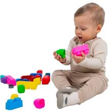 Gerardo's Toys Art.264141 Set of soft cubes, 33 pcs.