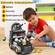 WOOPIE Judrumo Žaidimas "Trenk į Plėšiką" su Policijos Automobiliu ir Priedais