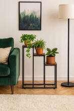 Stovintis gėlių stovas su 3 lentynomis Loft ModernHome