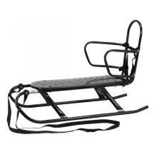 Kunert Sledge Flo  Art.264429 Blue sidabrinė vaikų rogė su patvariu rėmeliu