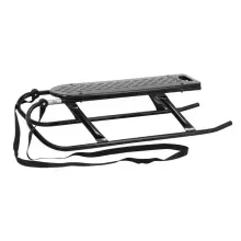 Kunert Sledge Flo  Art.264437 Black sidabrinė vaikų rogė su patvariu rėmeliu