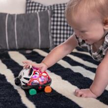 OBALL 16772-6 Žaislinis automobilis su barškučiu Smalsus automobilis Zen zebra 3 m+