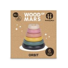 PETITE&MARS 610728 Medinis Žaislas - Orbitų Bokštas Aurora Rožinė 36 m+