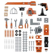 SMOBY dirbtuvės su kranu Black+Decker Bricolo Builder