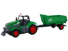 R/C Traktorius su Priekaba 1:24 Šviesos Žalias