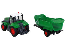 R/C Traktorius su Priekaba 1:24 Šviesos Žalias