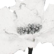 Kalėdinė dekoracija – poinsetijos žiedas Springos CA0720, 26 cm
